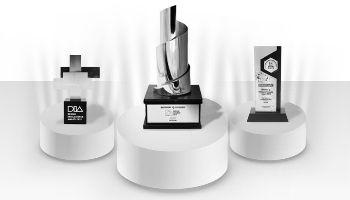 Product design award trophies