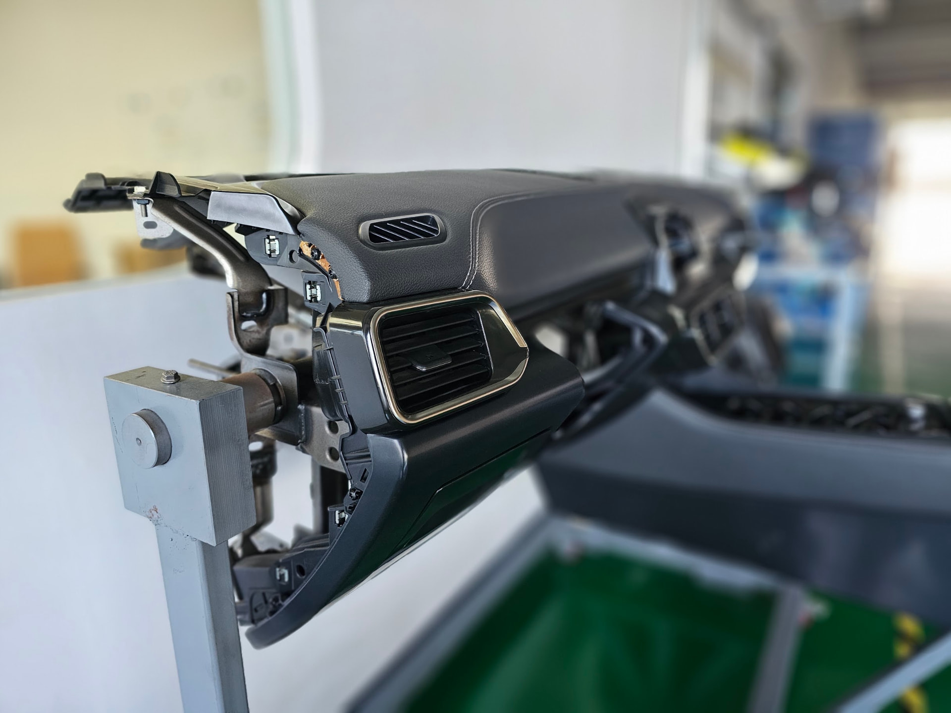 A sample under test, before approval