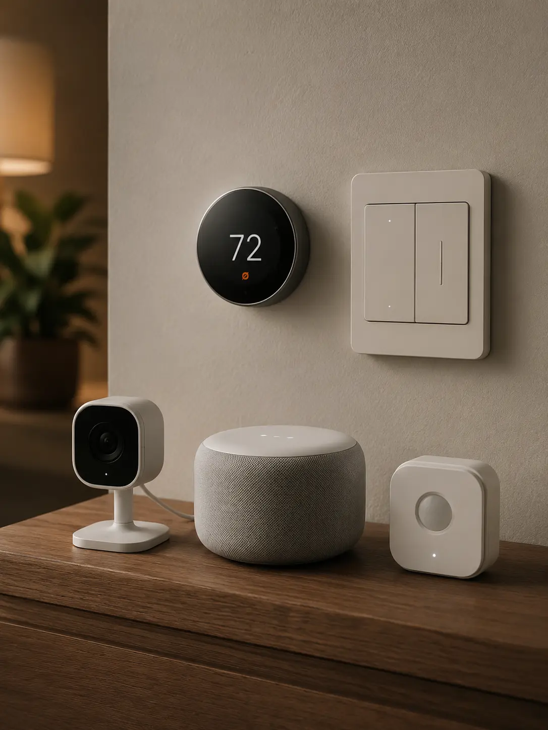 Smart home plug and socket family